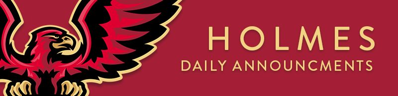 HOLMES DAILY ANNOUNCEMENTS HEADER